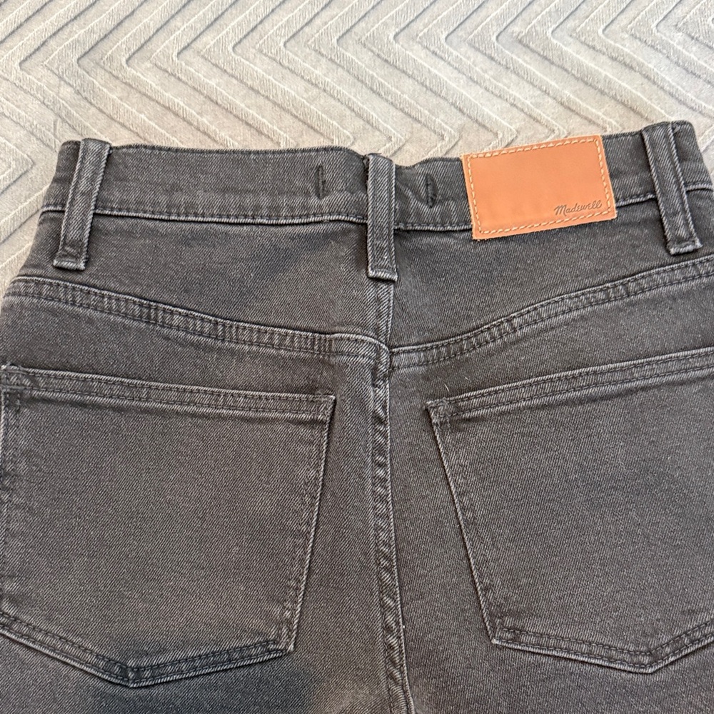 Madewell Wide Leg Crop Jeans Button Front - Picture 5 of 13